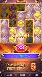 Alchemy Gold · Membaca teks banner instruksi dan status sticky symbol